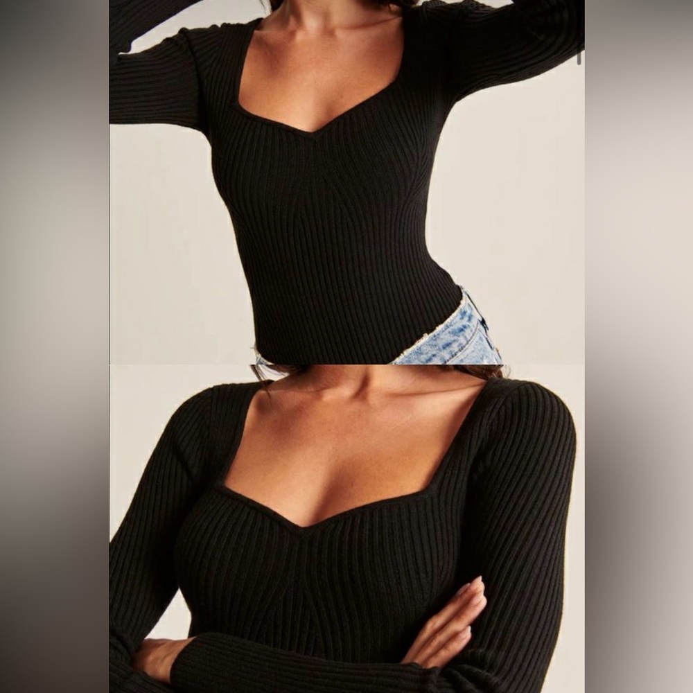 A&F sweetheart sweater